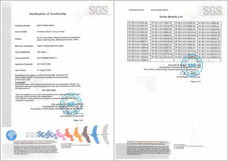 SGS IEC61537:2023